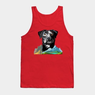 Hiking Buddy Denver Retriever Dog Tank Top